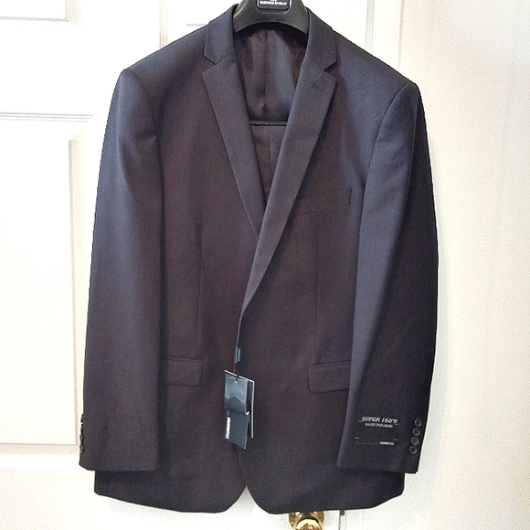 Men's 2pc Charcoal  Italian Suit - Picture 1 of 10